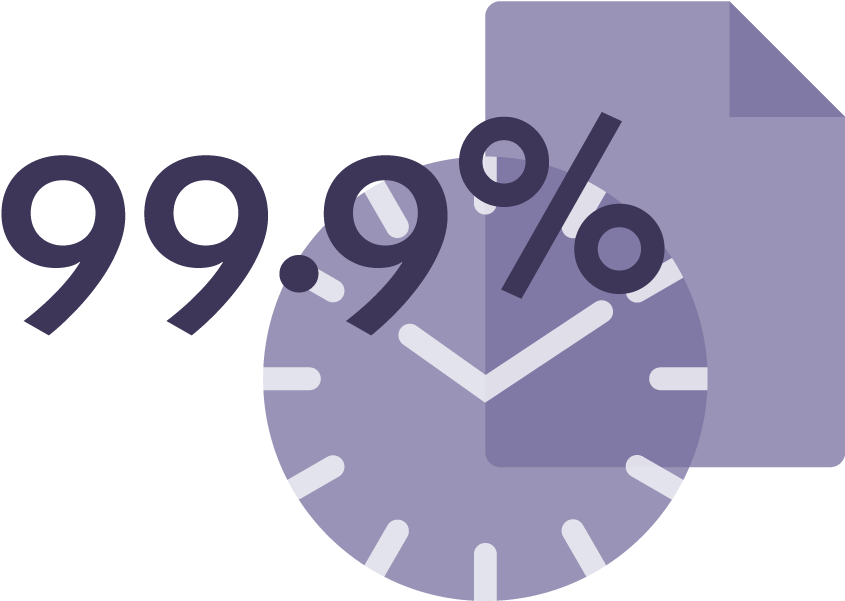 99.9% Uptime Guarantee